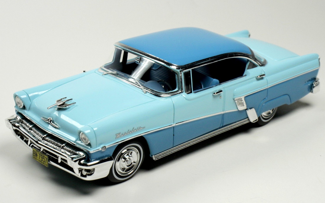【取っておく】2026年発売予定を組む Mercury水銀 Montclair Phaetonモンクレア フェートン 1956 2 Tone Blue 2声の調子 青み / GOLDVARG 1/43 ミニカー