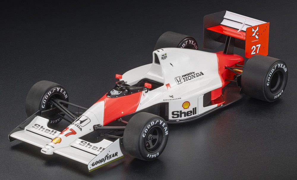 【予約】2026年発売予定McLAREN F1 MP4/5B N 27 2位 日本GP 1990 アイルトン・セナ ホワイト レッド / GP Replicas 1/43 ミニカー