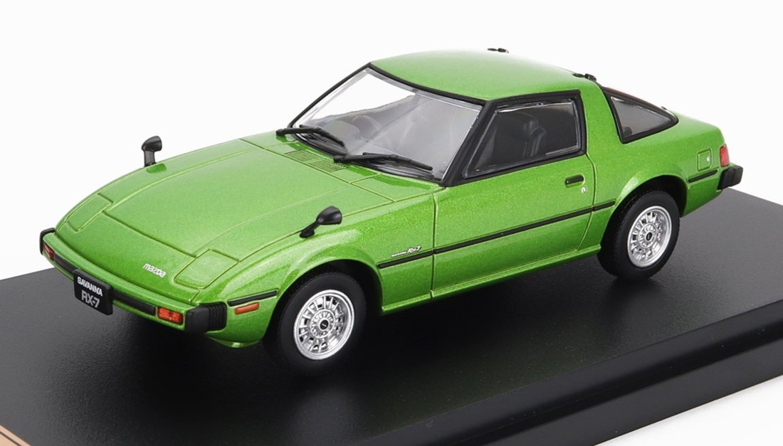 Mazdaマツダ RX 7 Savannaサバナ SA22C 1978 グリーンメタリック / EDICOLA 1/43 ミニカー