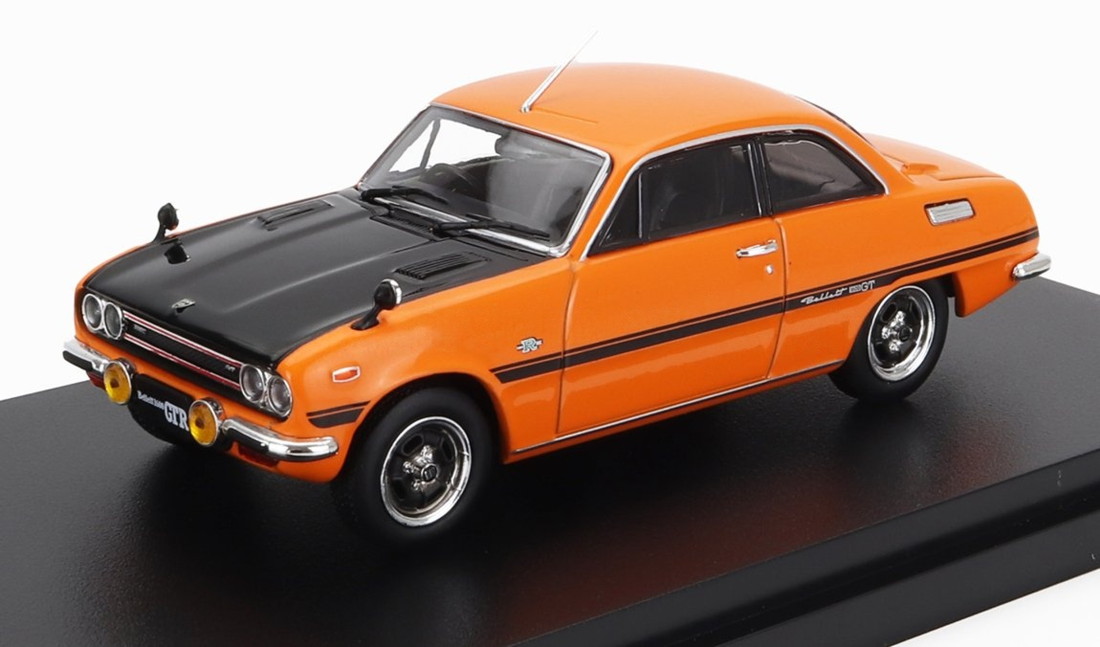 Isuzuいすゞ Bellettベレット 1600GT Type R手合いR PR91W 1969 オレンジ色黒いこと / EDICOLA 1/43 ミニカー