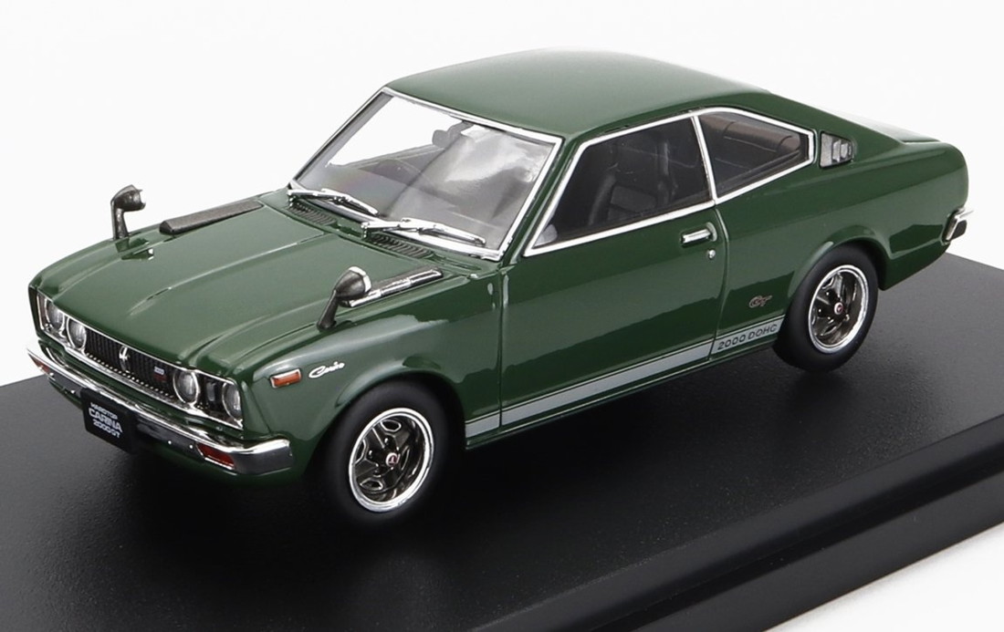 Toyotaトヨタ Carinaカリーナ HT 2000GT RA15MQ(R) 1974 緑であること / EDICOLA 1/43 ミニカー