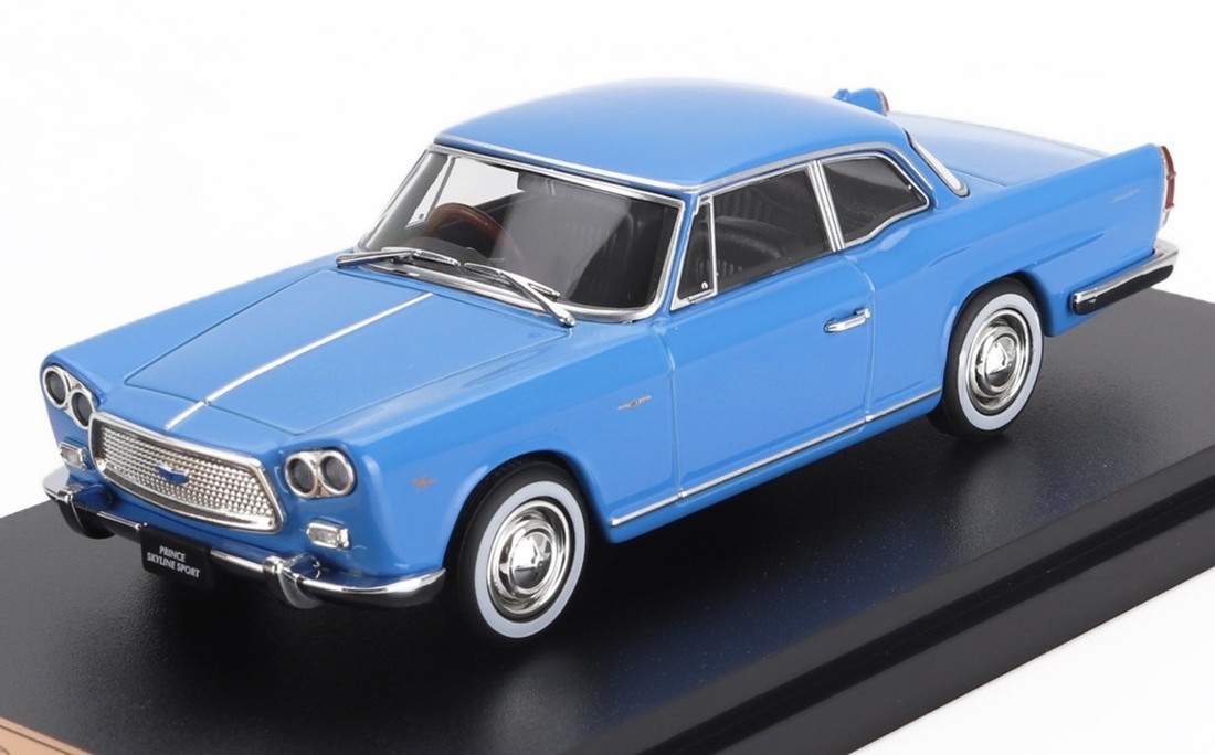 Prince大公 Skyline地上地平 Sport運動競技 Coupeクーペ (BLRA3) 1960 青碧 / EDICOLA 1/43 ミニカー
