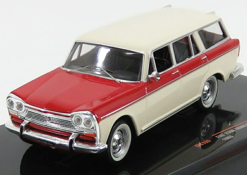 【予約】 Fiatフィアット 2300 Familiareファミリアーレ 1965 クリーム レッド / IXO 1/43 ミニカー