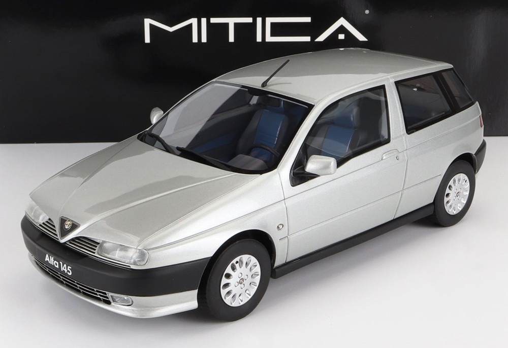ALFA ROMEO 145 1995 しろがね色 外国で押さえる/ MITICA 1/18 ミニカー