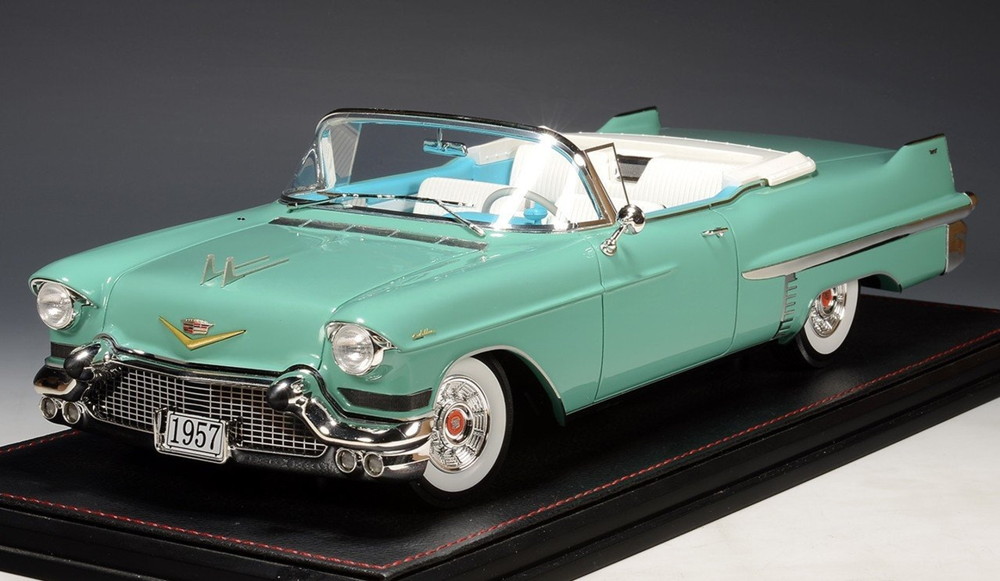 【予約】8-10月以降発売予定CADILLAC シリーズ 62 カブリオレ オープン 1957 ライトグリーン / STAMP-MODELS 1/18 ミニカー｜ラストホビー