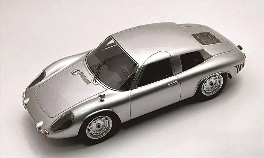 【予約】8-10月以降発売予定PORSCHE 356B CARRERA 2000 GS/GT 1963 シルバー / Tecno 1/18 ミニカー|ラストホビー