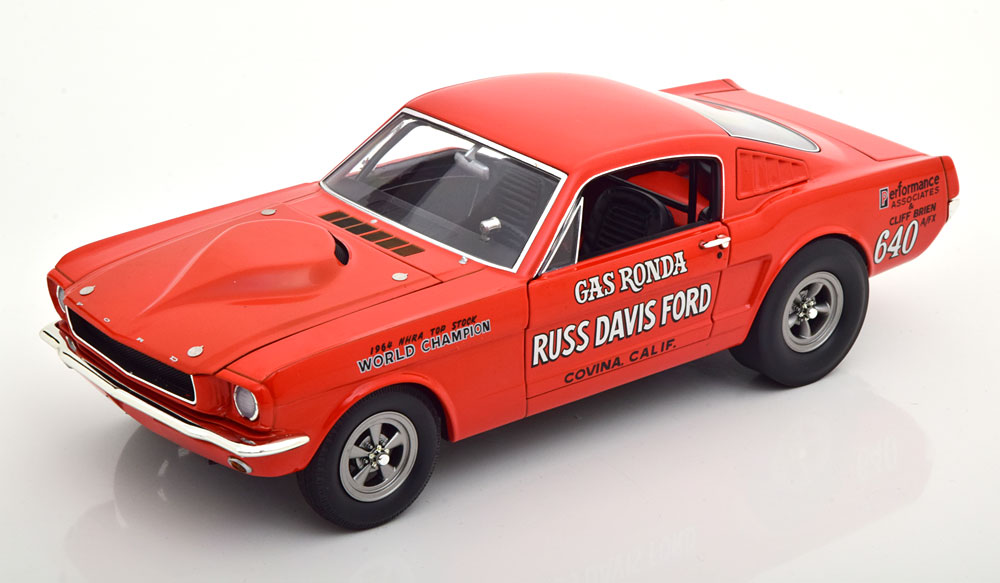 Fordフォード Mustangマスタング A/FX Gas Rondaガス・ロンダ 1965 オレンジ 限定1260台 / ACME 1/18 ミニカー