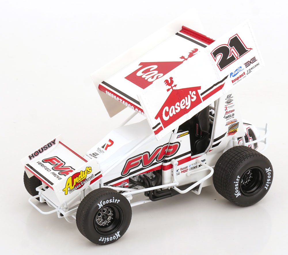 Caseyケーシー Sprint Carスプリントカー No 21 2022 Brownブラウン / ACME 1/18 ミニカー