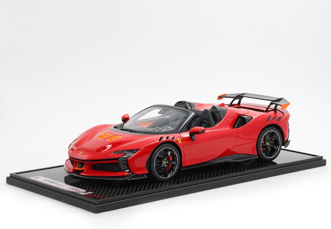 【予約】Ferrariフェラーリ SF90XX Stradale spider Rosso corsa Flash Orange 限定10台 / BBR 1/12 ミニカー