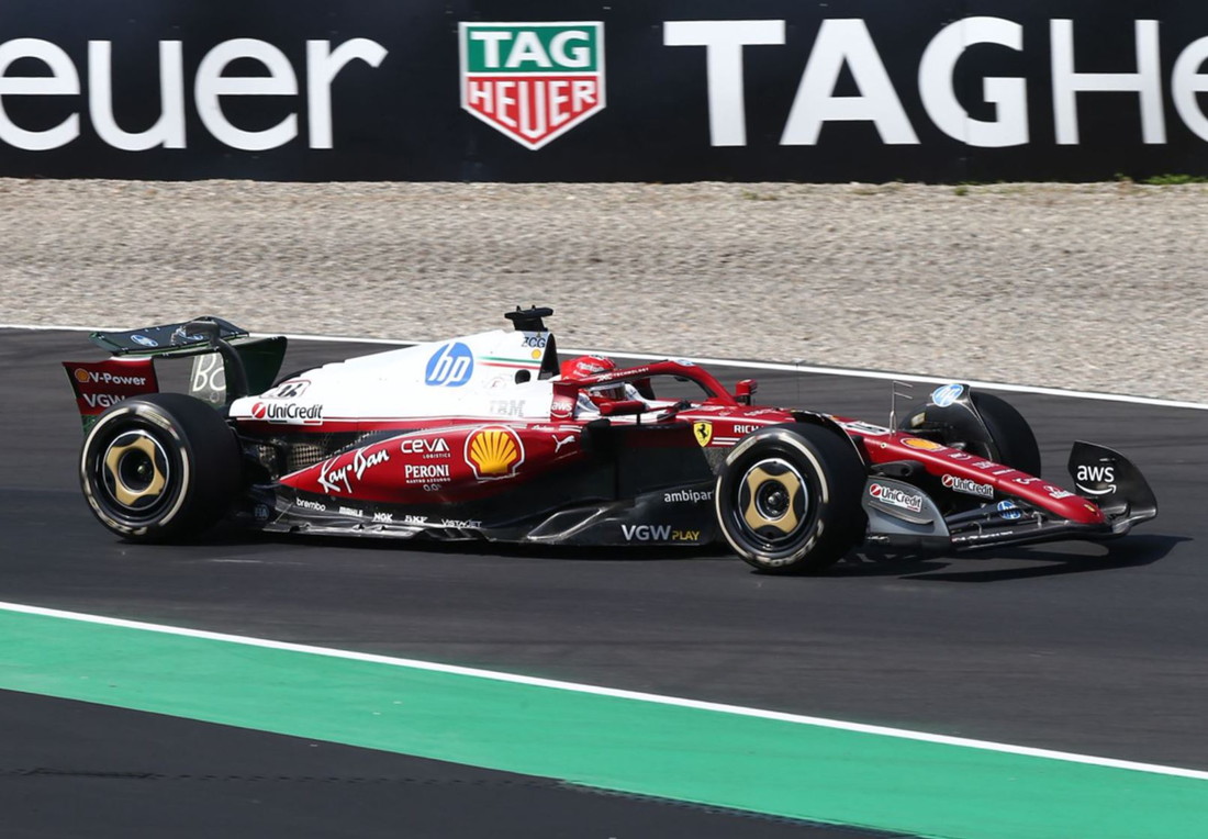 【取っておく】Ferrariフェラーリ 空想科学小説25 Monza livery for 50 years Lauda world champion n.16 Leclerc / BBR 1/12 ミニカー