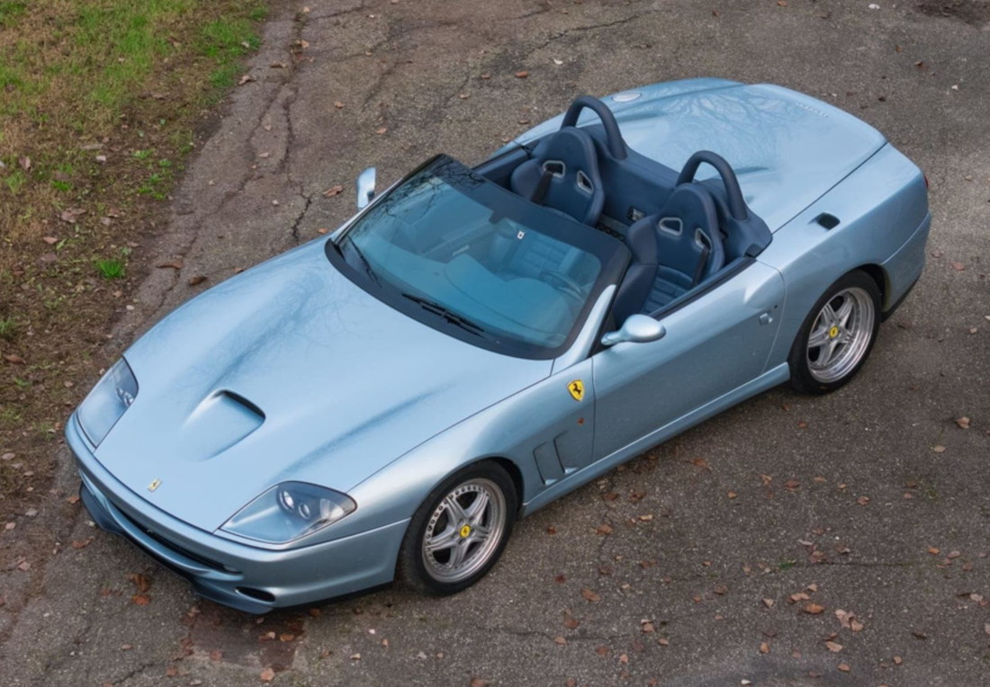 【取って置く】Ferrariフェラーリ 550 Barchetta 2000 made インチ Italy Grigio Alloy carta 地方検事 zucchero interior / BBR 1/18 ミニカー