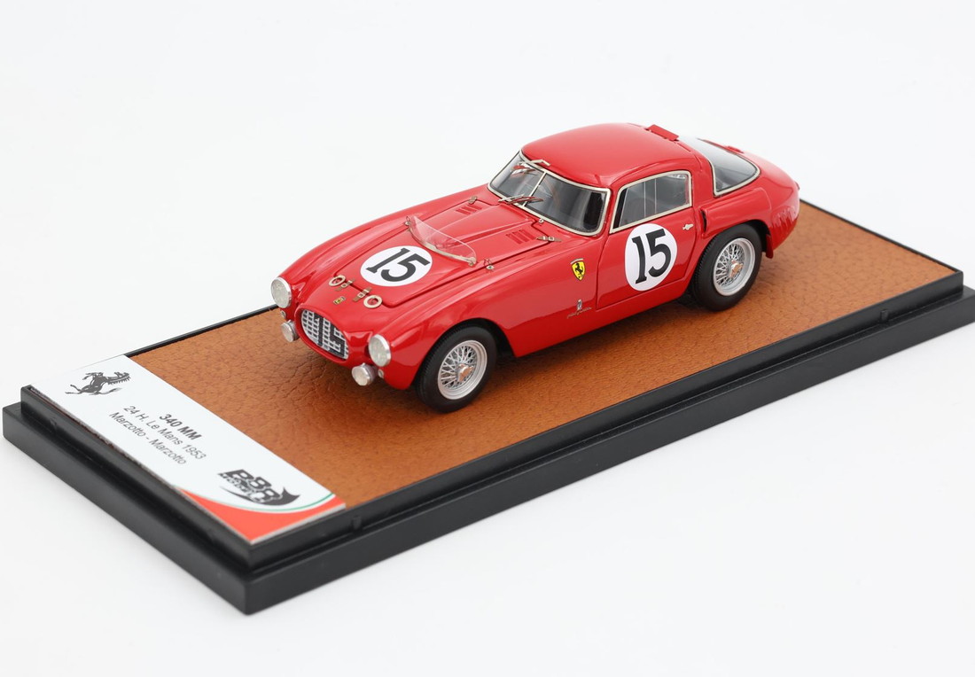 【予約】Ferrariフェラーリ 340 MM SN 0322 24h Le Mans 1953 ドライバーMarzotto Marzotto / BBR 1/43 ミニカー|ラストホビー