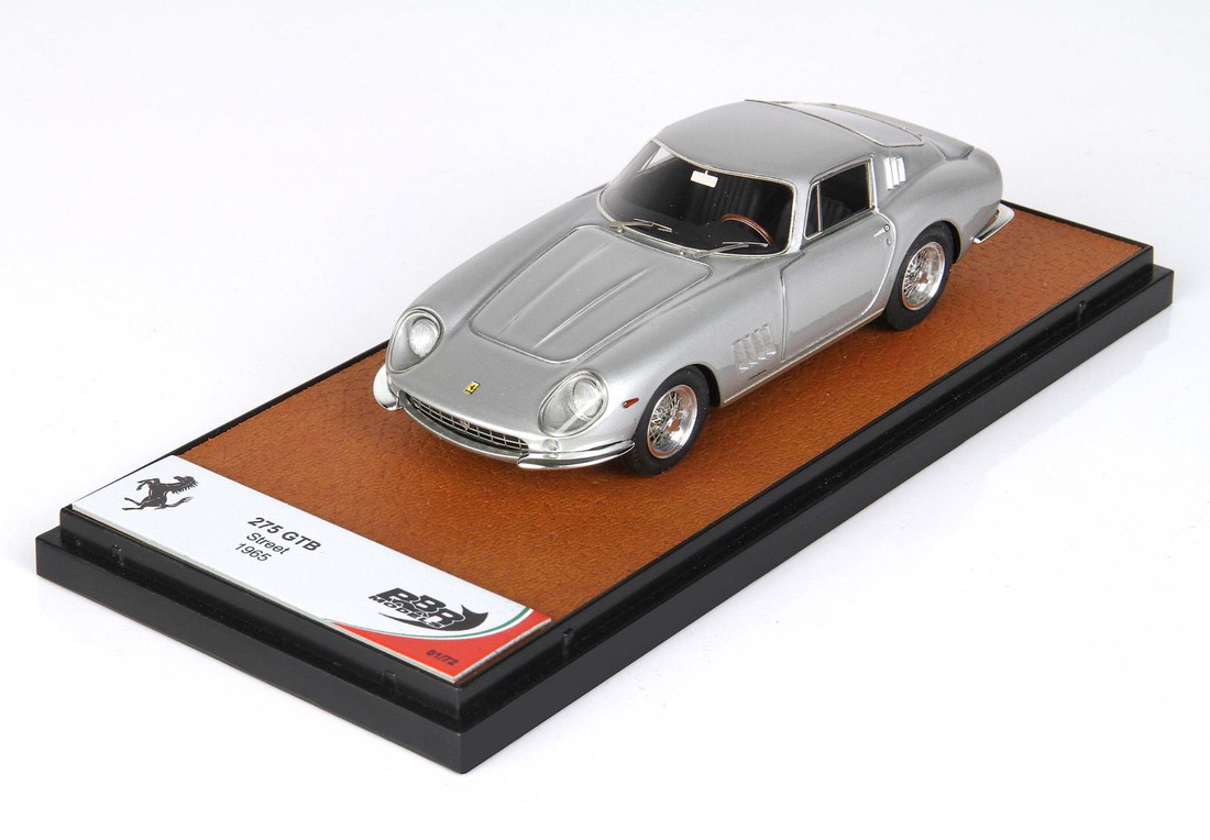 【予約】Ferrariフェラーリ 275 GTB4 Metallic Grey 限定72台 / BBR 1/43 ミニカー