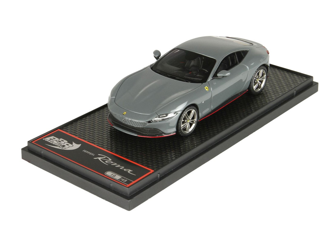 【取っておく】Ferrariフェラーリ Roma 2019 Medium Grey 押さえる48台 / BBR 1/43 ミニカー