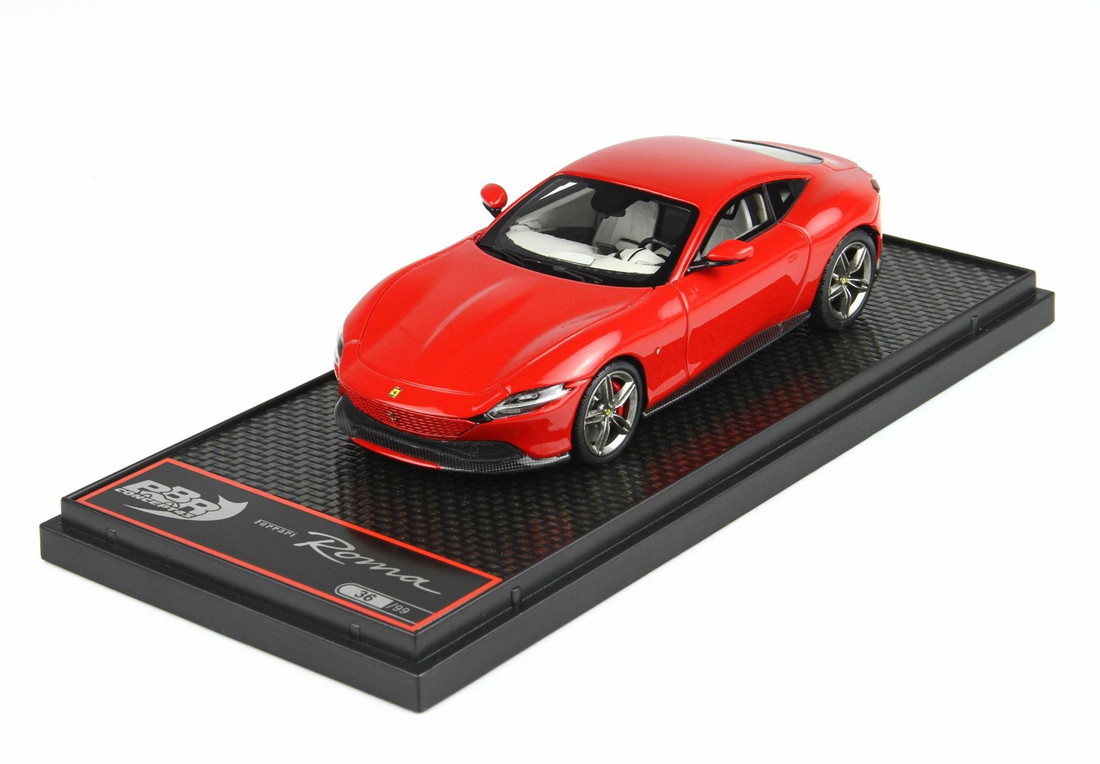 【取っておく】Ferrariフェラーリ Roma met Red Corsa 322 押さえる99台 / BBR 1/43 ミニカー