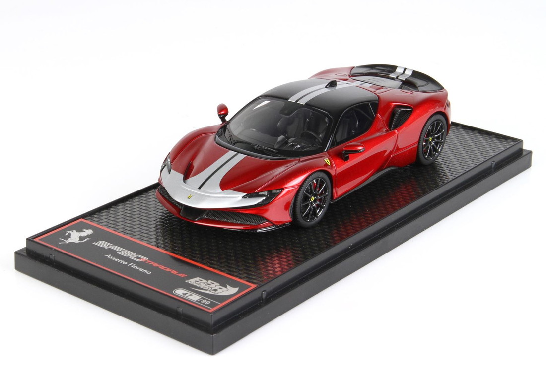 【取っておく】Ferrariフェラーリ 空想科学小説90 Stradale Pack Fiorano red fire 押さえる99台 / BBR 1/43 ミニカー