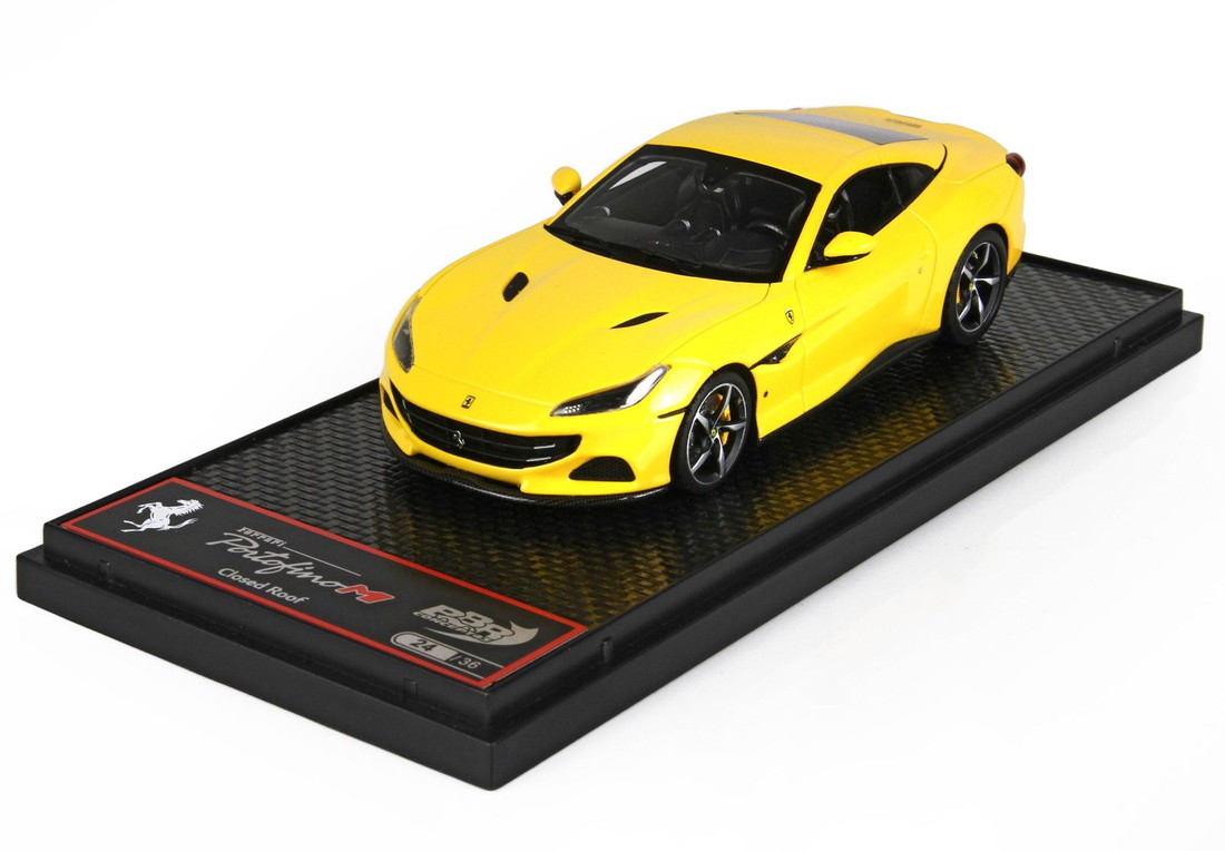 【予約】Ferrariフェラーリ Portofino M Spider closed roof Giallo Modena 限定36台 / BBR 1/43 ミニカー 26,585円