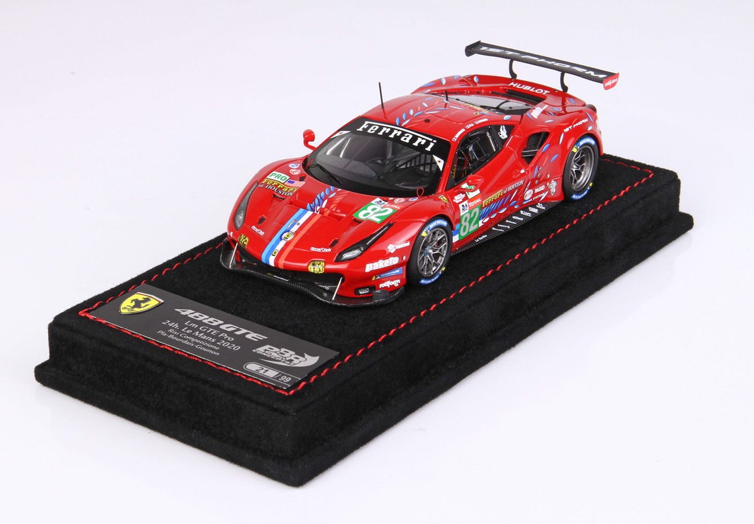 【予約】Ferrariフェラーリ 488LM GTE PRO Team RISI 24H Le Mans 2020 限定99台 / BBR 1/43 ミニカー 27,105円