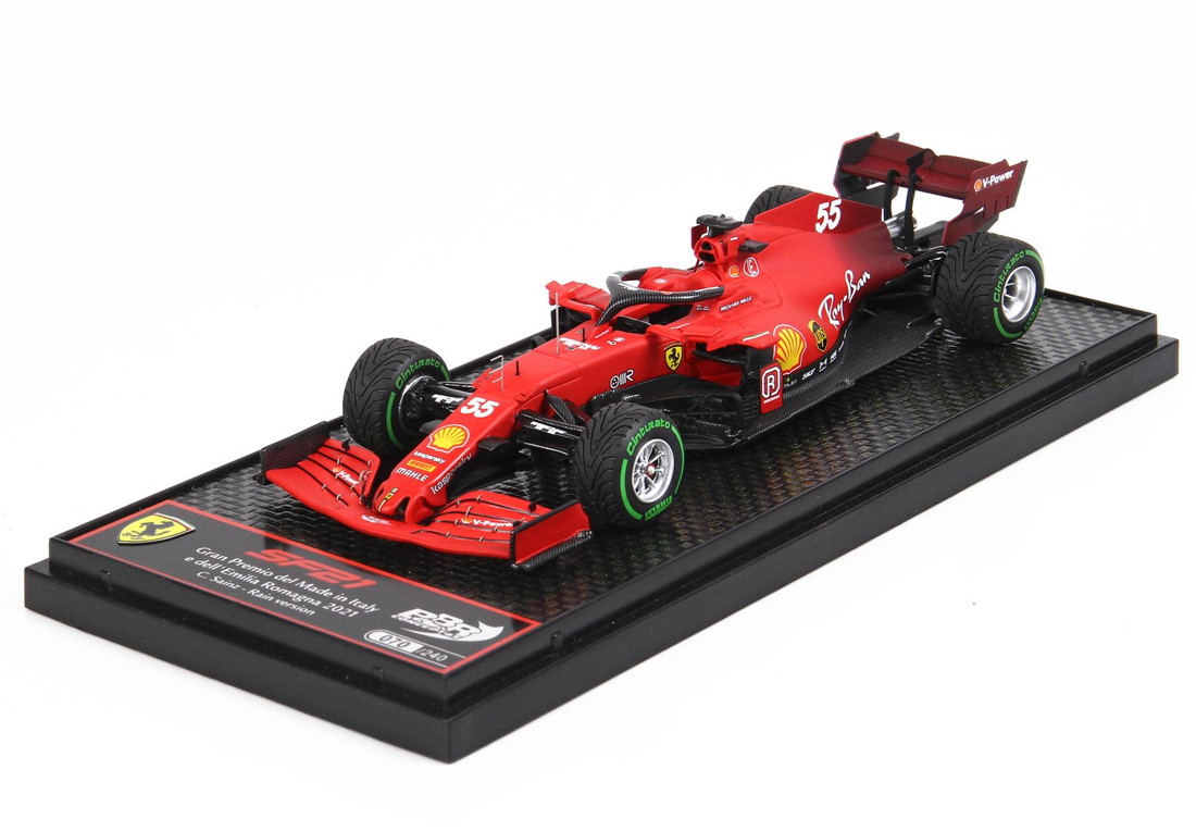 【予約】Ferrariフェラーリ SF21 Made in Italy Emilia Romagna C.Sainz RAIN version 限定240台 / BBR 1/43 ミニカー