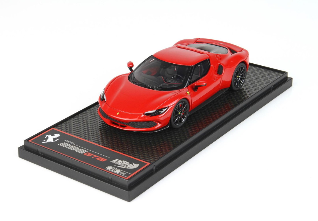【取っておく】Ferrariフェラーリ 296 GTB Rosso Corsa 322 押さえる96台 / BBR 1/43 ミニカー
