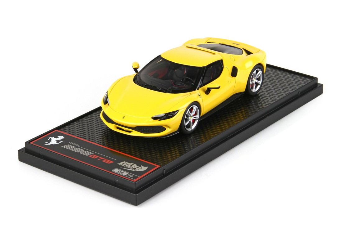 【取っておく】Ferrariフェラーリ 296 GTB Giallo Modena 押さえる99台 / BBR 1/43 ミニカー