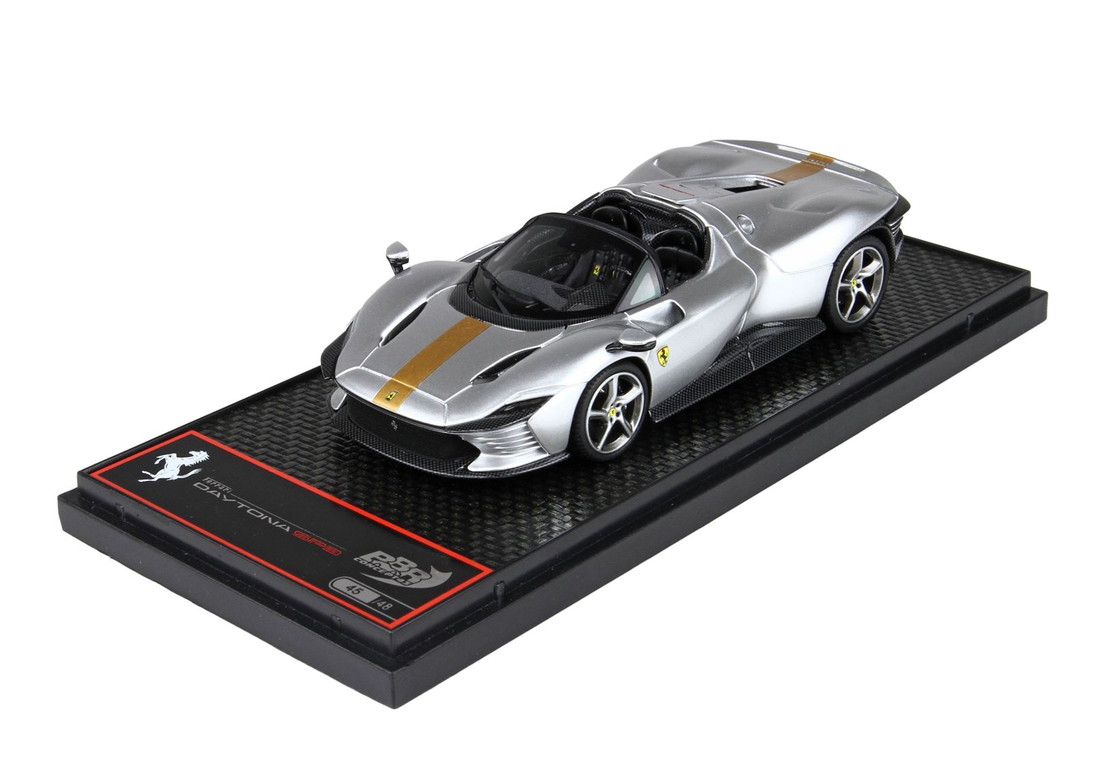 【予約】Ferrariフェラーリ Daytona SP3 Serie Icona Argento Nurburgring 限定48台 / BBR 1/43 ミニカー