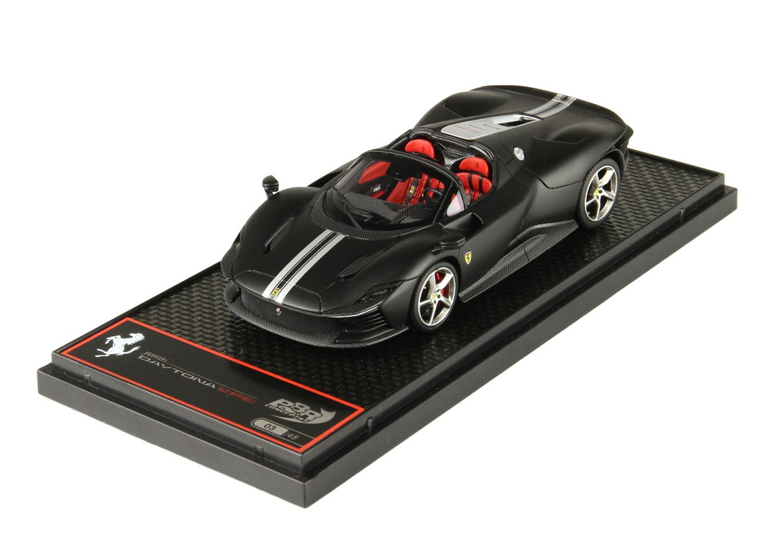 【予約】Ferrariフェラーリ Daytona SP3 serie Icona Matt Black 限定48台 / BBR 1/43 ミニカー
