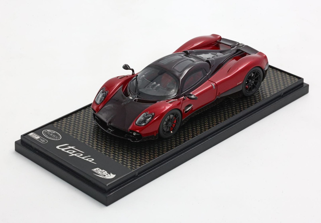 【予約】Paganiパガーニ Utopia Rosso Dubai 限定100台 / BBR 1/43 ミニカー