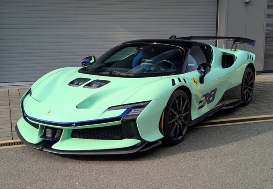 【予約】Ferrariフェラーリ SF90 XX Stradale Verde Pallido / BBR 1/43 ミニカー