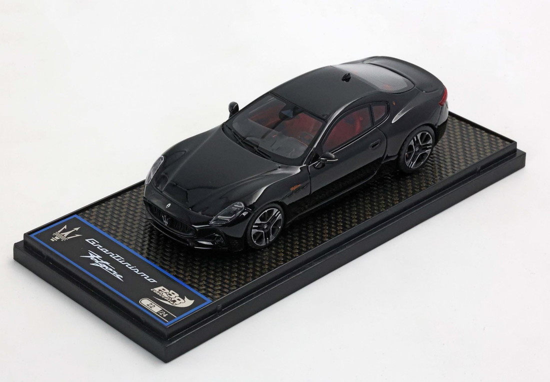【予約】Maseratiマセラティ Granturismo FOLGORE 2023 NERO ASSOLUTO 限定24台 / BBR 1/43 ミニカー