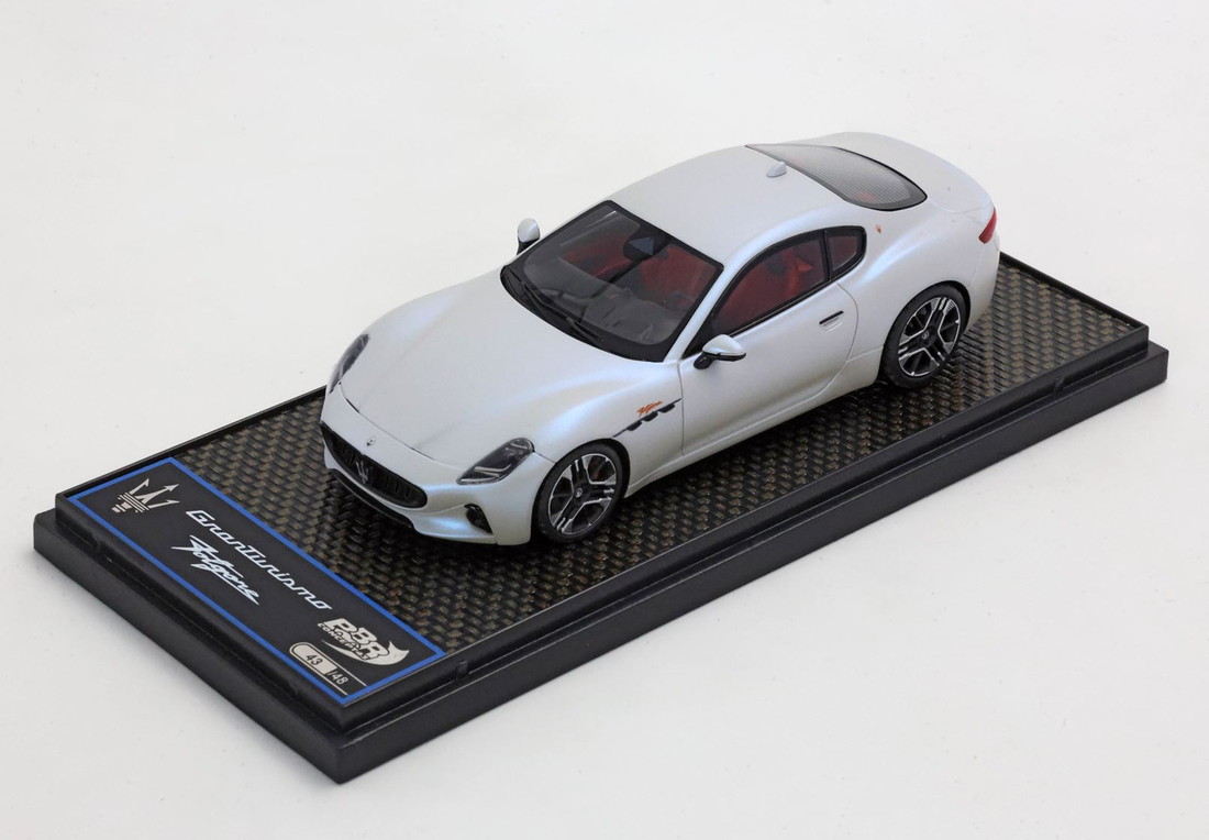 【予約】Maseratiマセラティ Granturismo FOLGORE 2023 BIANCO AUDACE 限定48台 / BBR 1/43 ミニカー