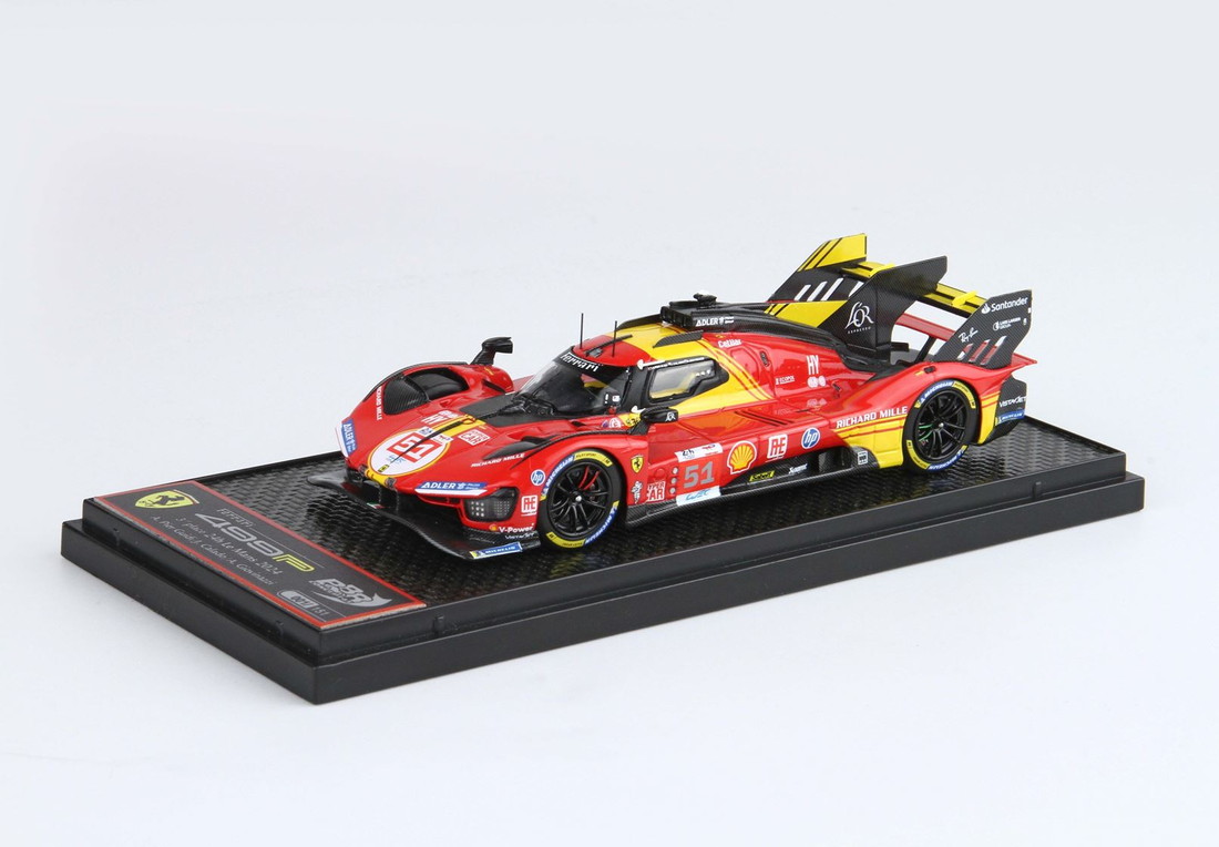 【予約】Ferrariフェラーリ 499P n.51 3rd Le Mans 2024 Guidi Giovinazzi Calado 限定151台 / BBR 1/43 ミニカー