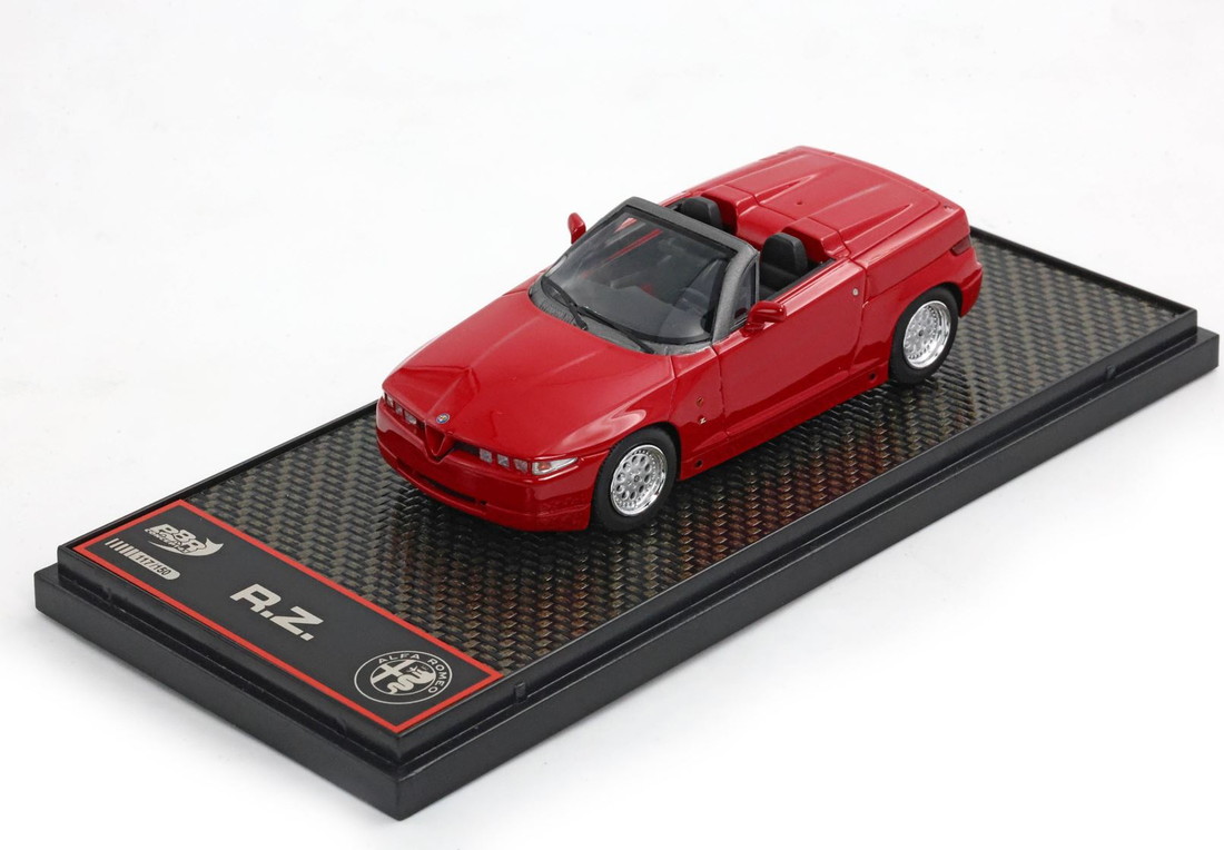【取っておく】Alfa Romeoアルファロメオ RZ Roadster Red 押さえる150台 / BBR 1/43 ミニカー