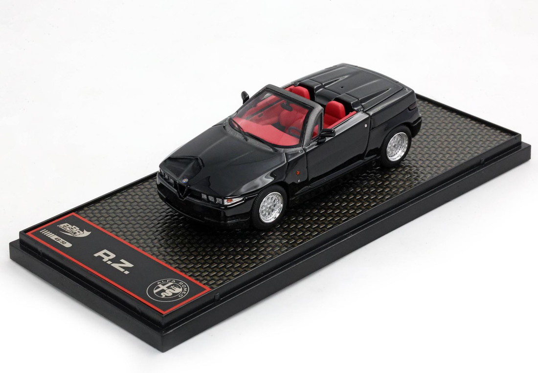 【取っておく】Alfa Romeoアルファロメオ RZ Roadster Black 押さえる50台 / BBR 1/43 ミニカー