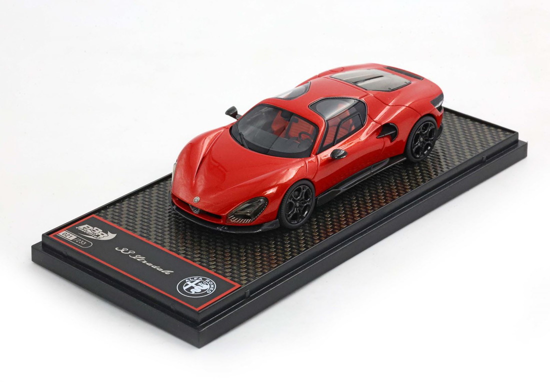 【取って置く】Alfa Romeoアルファロメオ 33 Stradale Arancione 押さえる233台 / BBR 1/43 ミニカー