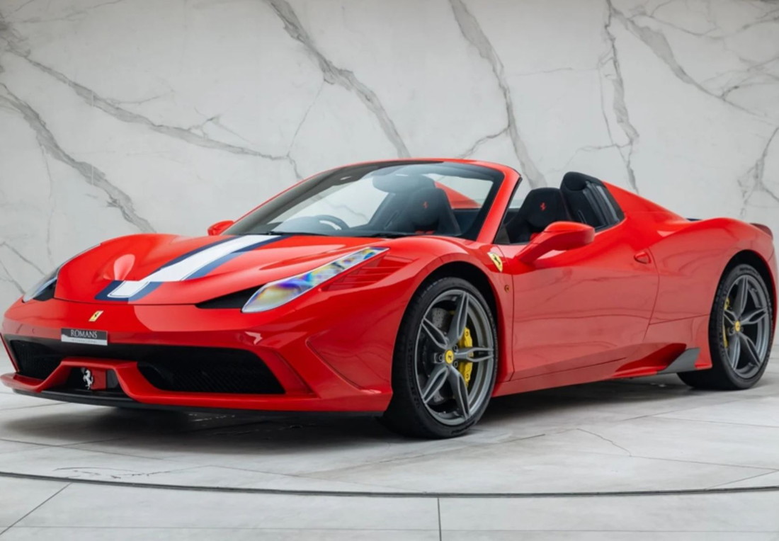 【取って置く】Ferrariフェラーリ 458 Speciale A spider Rosso Corsa 黒いこと室内装飾 / BBR 1/18 ミニカー