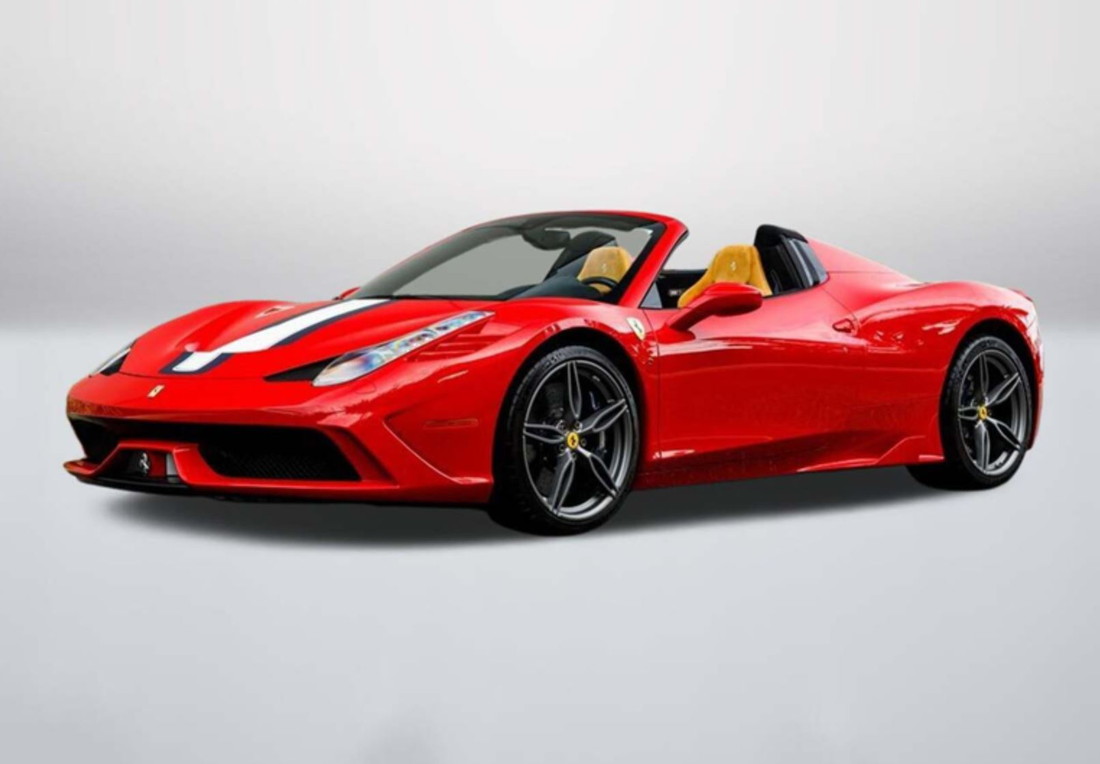 【取って置く】Ferrariフェラーリ 458 Speciale A spider Rosso Corsa with beige interiors / BBR 1/18 ミニカー