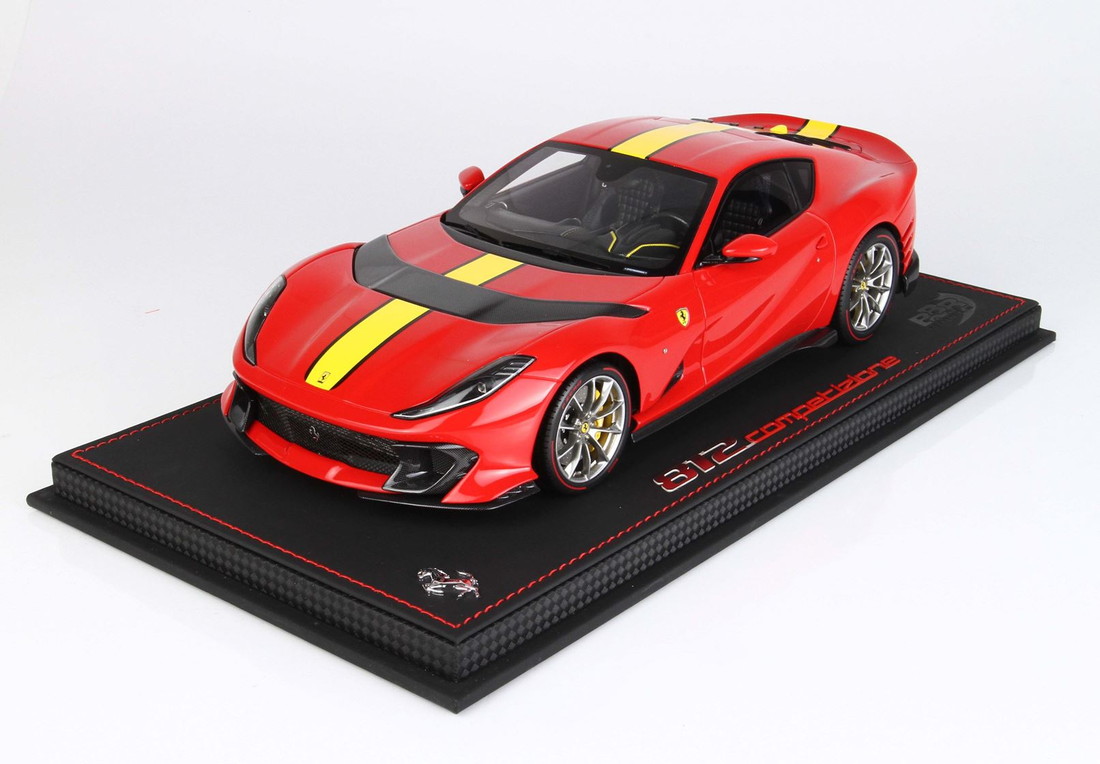 【予約】Ferrariフェラーリ 812 Competizione 2021 Red Corsa 322 限定212台 / BBR 1/18 ミニカー｜ラストホビー