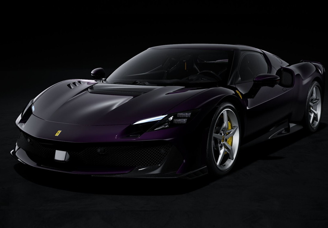 【予約】Ferrariフェラーリ 296 Speciale Viola Hong Kong / BBR 1/18 ミニカー