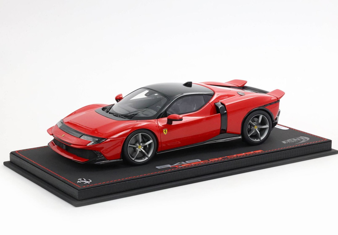 【予約】Ferrariフェラーリ 849 Testarossa Rosso Corsa with Black roof / BBR 1/18 ミニカー