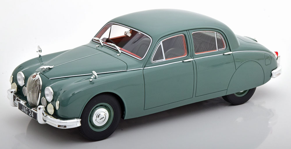 Jaguarジャガー 2.4 Litreリッター MK1 1955 ライトグリーン / Cult-Scale 1/18 ミニカー