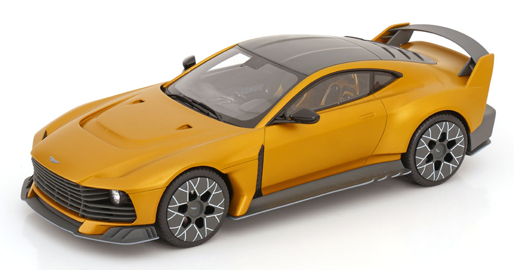 Aston Martinアストンマーチン Valiantヴァリアント 2024 マットゴールドメタリックマットグレー 押さえる999台 / GT SPIRIT 1/18 ミニカー