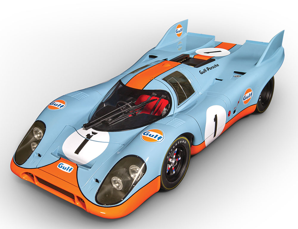 Porscheポルシェ 917K No 1 1000粁 Monzaモンツァ 1971 Gulfガルフ 300部分品以上精神的な統合一揃いの道具 / Pocher 1/8 ミニカー