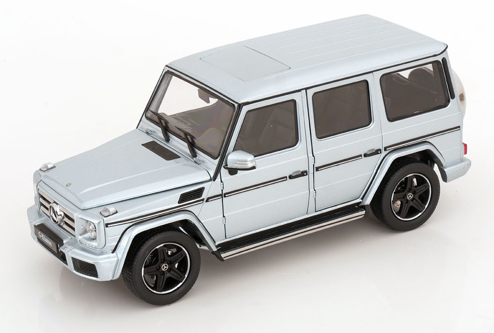 Mercedesメルセデス G-Klasse Gクラス W463 2015 シルバー 限定500台 / I-Scale 1/18 ミニカー