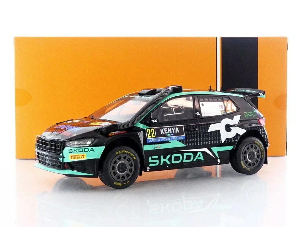 SKODA Fabia Rally2 Winner WRC2 Safari Rally Kenya 2024 シュコダ 優勝 / IXO 1/18 ミニカー｜ラストホビー