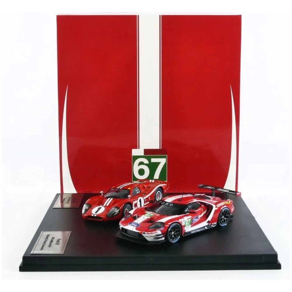 FORD 2 Cars Set GT40 MKIV Le Mans 1967 and 2019 フォード 2台セット ルマン / IXO 1/43 ミニカー