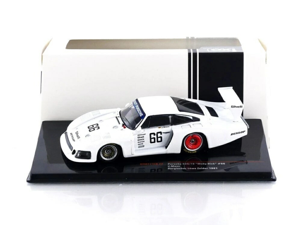 PORSCHE 935/78 Moby Dick Zolder 1981 ポルシェ モビーディック / IXO 1/43 ミニカー 乗り物のおもちゃ-ミニカー・トイカー-おもちゃ