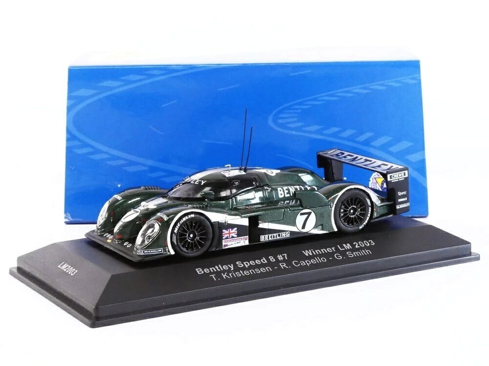 BENTLEY Speed 8 Winner Le Mans 2003 ベンお盆 勝ち得る ルマン / IXO 1/43 ミニカー 乗り物のおもちゃ-おもちゃ