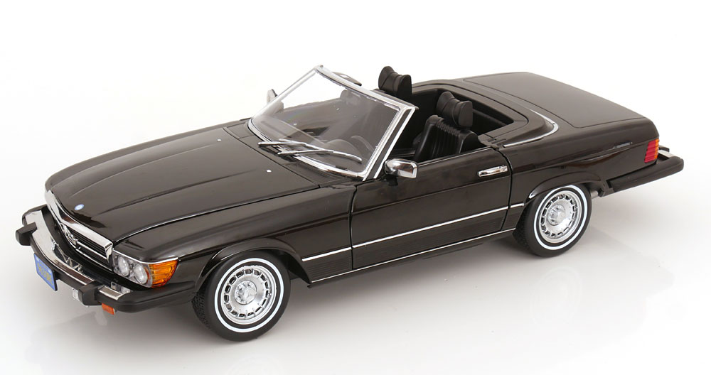 Mercedesメルセデス 450 SL R107 US-Version映画『アメリカン・ジゴロ』1979 ブラック / KK-SCALE 1/12 ミニカー|ラストホビー
