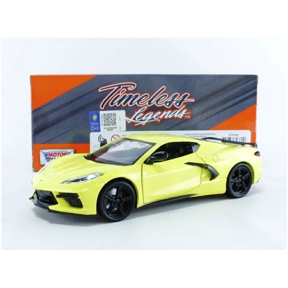 CHEVROLET Corvette C8 Stingray 2020 シボレー コルベット / Motor Max 1/24 ミニカー